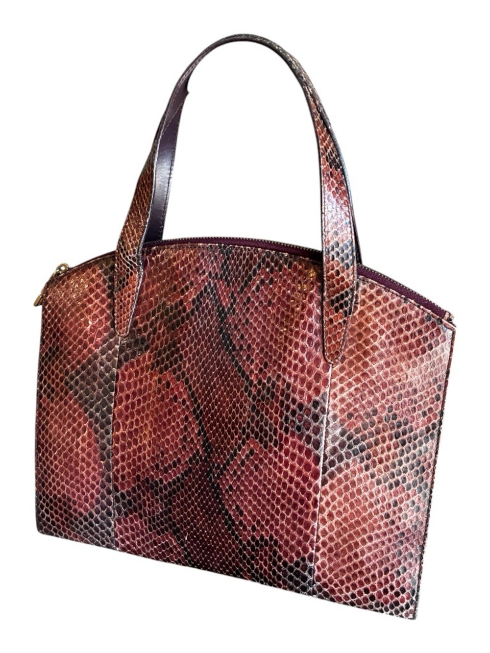 Gucci Python Top Handle Satchel - Picture 2 of 10